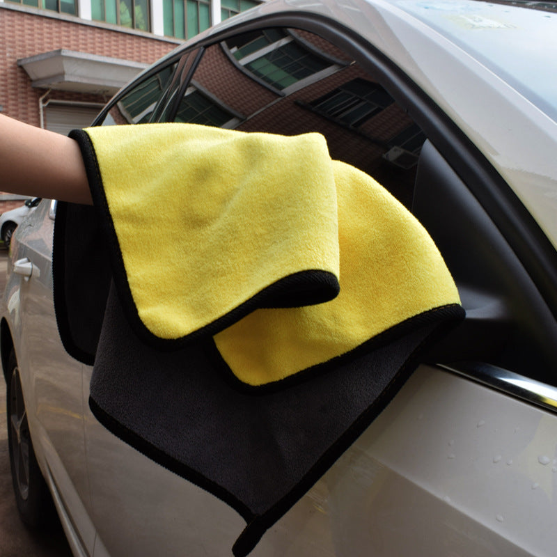 Microfiber Car Wash Towel – Dual-Sided, Lint-Free & Scratch-Free (2-Pack)