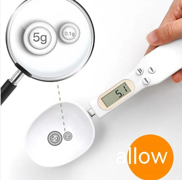 Digital Kitchen Scale 500g – Precision 0.1g Spoon Scale for Cooking & Baking