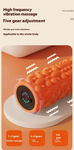 Electric Vibrating Foam Roller – Deep Tissue Muscle Recovery Tool