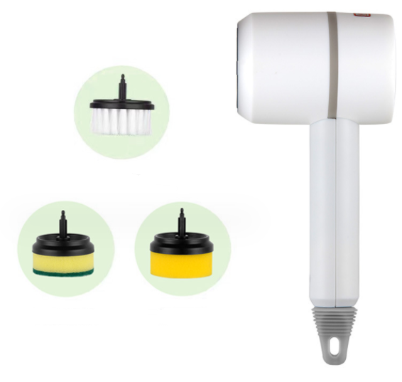Electric Cleaning Brush – Rechargeable Multifunctional Scrubber with Multiple Brush Heads