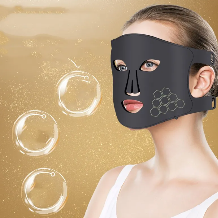 LED Light Therapy Silicone Face Mask – 4-Mode Skin Rejuvenation