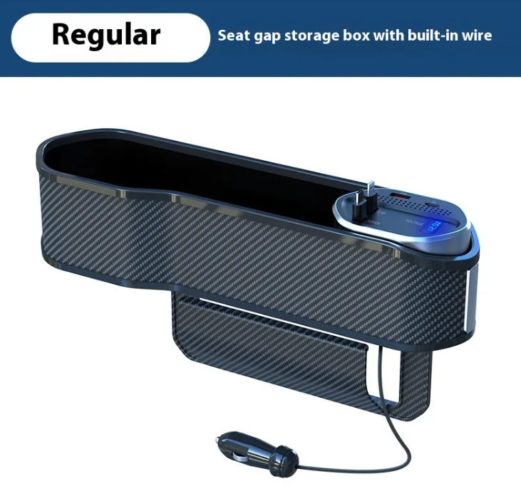 Car Seat Gap Organizer – Slit Storage for Keys, Phone & Coins