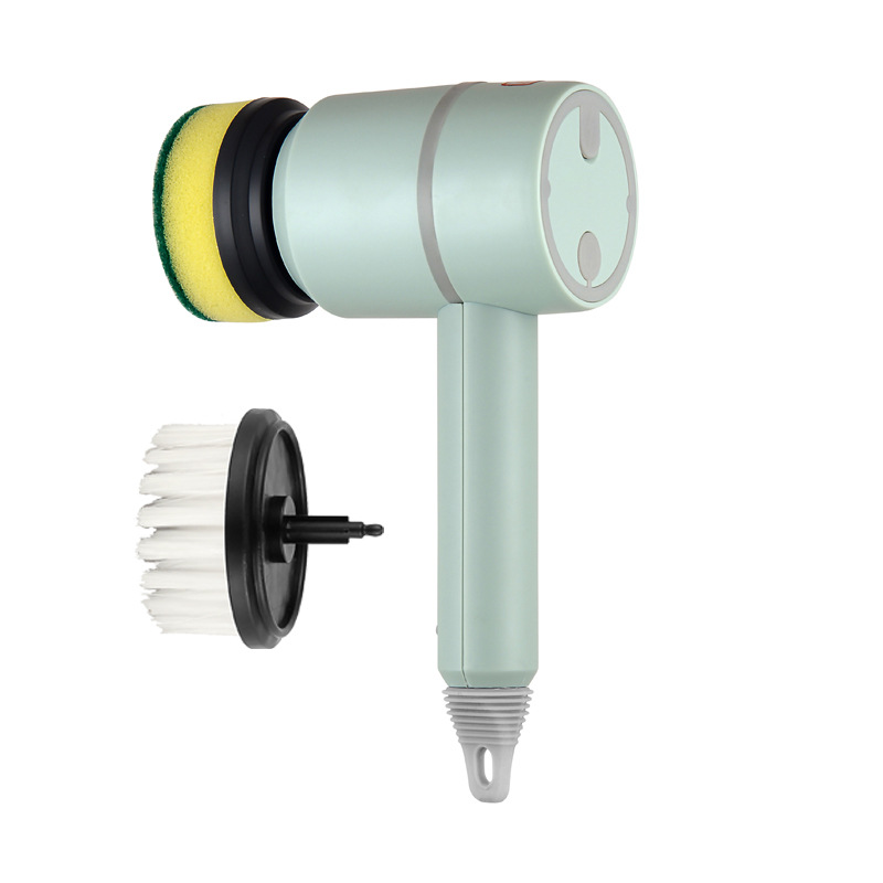Electric Cleaning Brush – Rechargeable Multifunctional Scrubber with Multiple Brush Heads