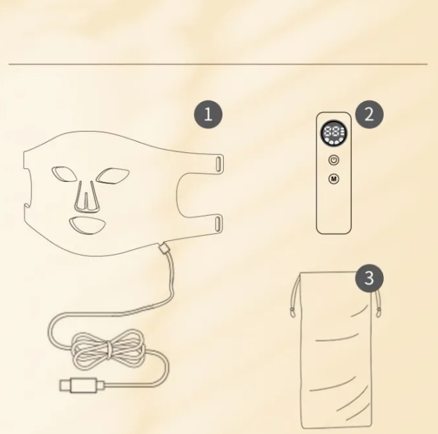 LED Light Therapy Silicone Face Mask – 4-Mode Skin Rejuvenation