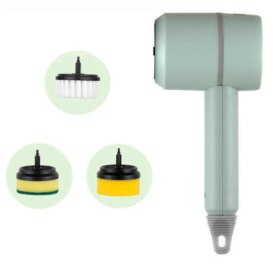 Electric Cleaning Brush – Rechargeable Multifunctional Scrubber with Multiple Brush Heads