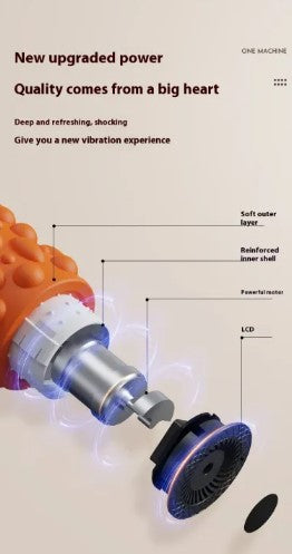 Electric Vibrating Foam Roller – Deep Tissue Muscle Recovery Tool