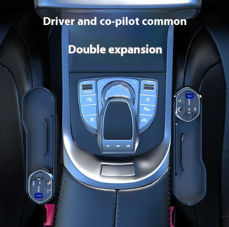 Car Seat Gap Organizer – Slit Storage for Keys, Phone & Coins