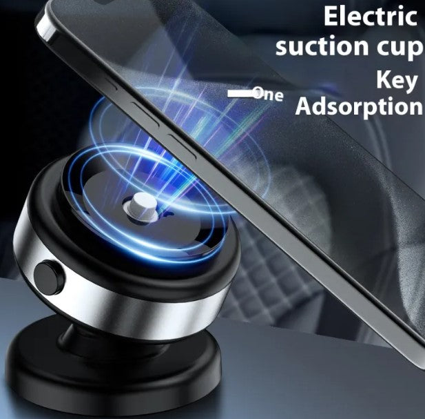 Magnetic Car Phone Holder – 360° Rotation & Universal Fit