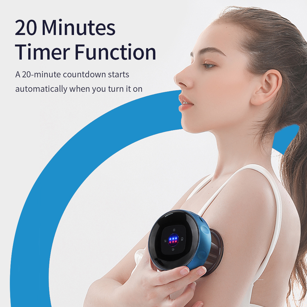 Smart Electric Cupping Massage Device – Negative Pressure Therapy with Heat & Red Light