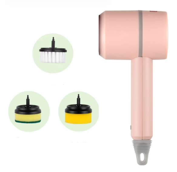 Electric Cleaning Brush – Rechargeable Multifunctional Scrubber with Multiple Brush Heads