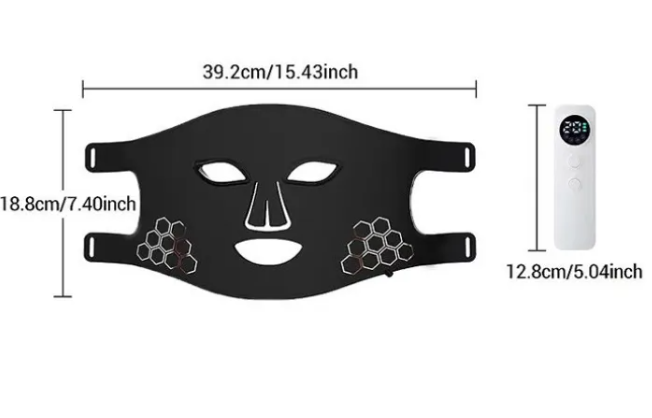 LED Light Therapy Silicone Face Mask – 4-Mode Skin Rejuvenation